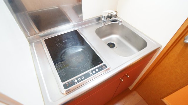 レオパレスアネックス　ノアのキッチン|安心安全の電気コンロ　2口
