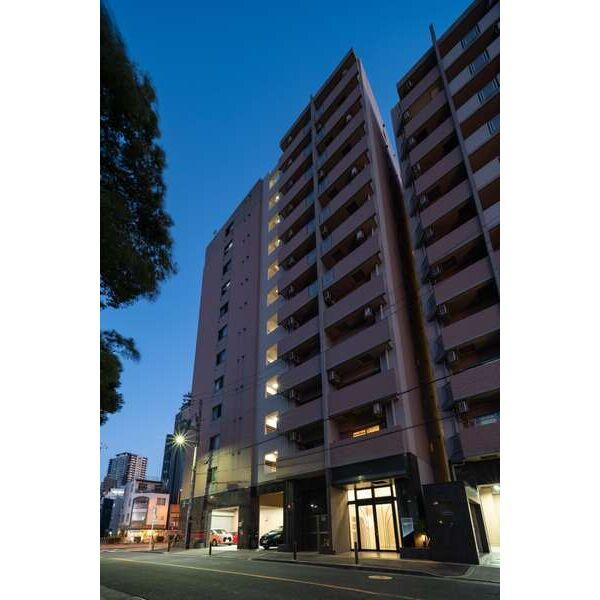 フロンティアタワー九条2のエントランス