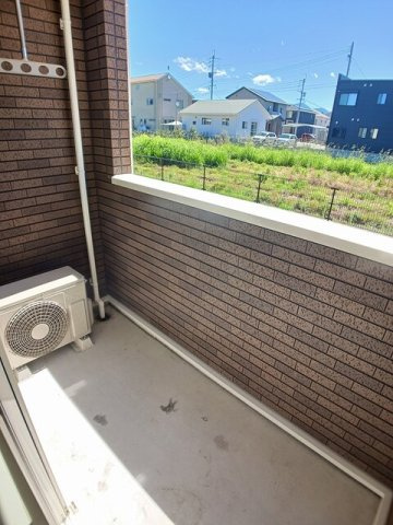 ストロベリーフィールドⅡＢのバルコニー
