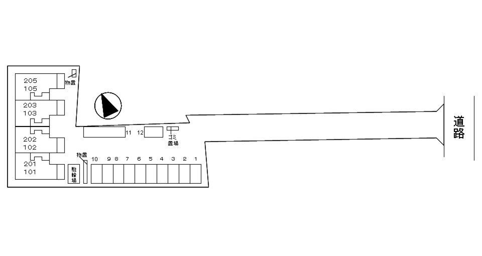 フロリスタンの区画図