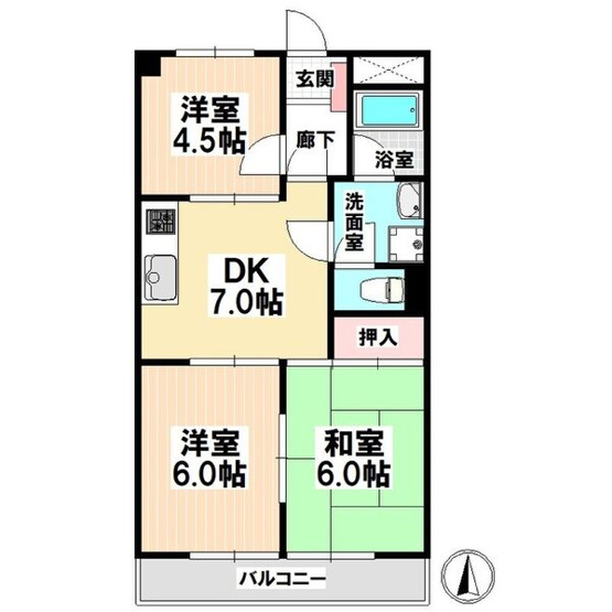 【間取り】 | 白砂ヒルズ