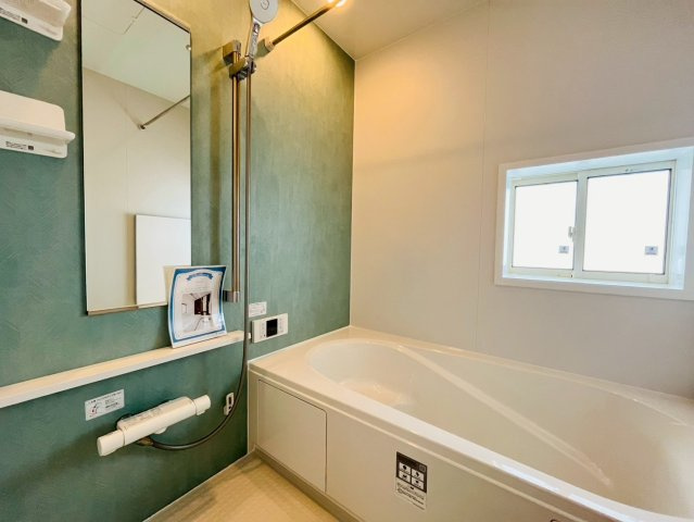 ★★恩納村安冨祖-①号棟の浴室|コンパクトで使いやすいお風呂です