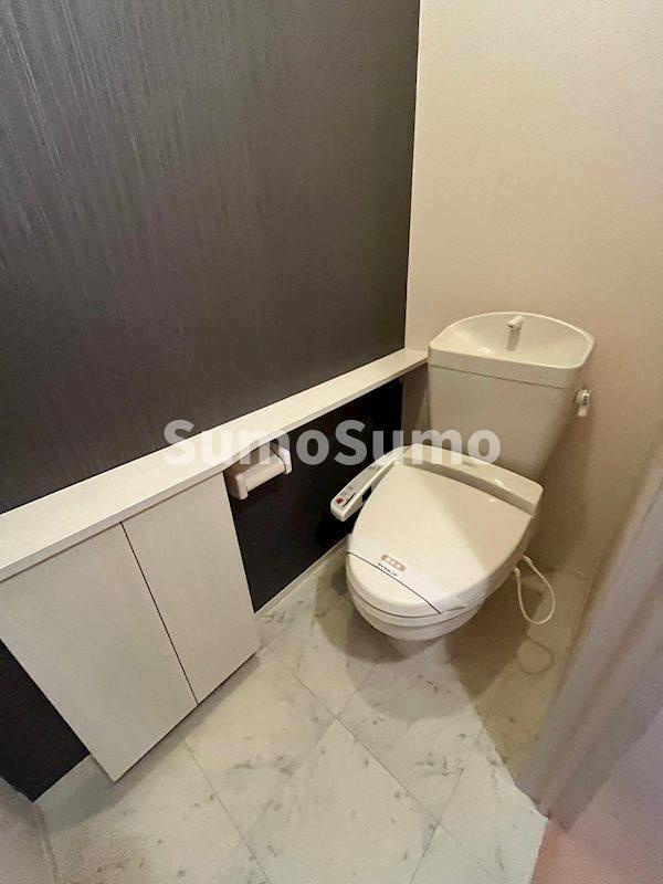 ヴィラ・デュオA棟のトイレ|コンパクトで使いやすいトイレです