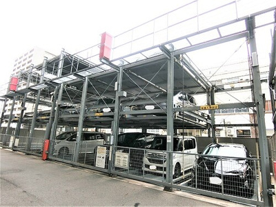 【駐車場】 | アウルステージ問屋町 | 敷地内機械式駐車場　※2023年9月撮影