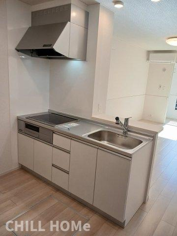 ソレイユＡのキッチン|当社、チルホームのHPもご覧ください(^^)/物件情報多数♪