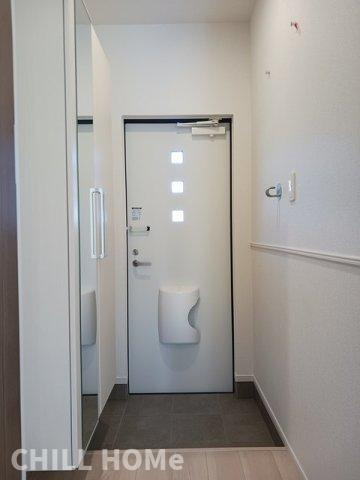 ソレイユＡの玄関|当社、チルホームのHPもご覧ください(^^)/物件情報多数♪