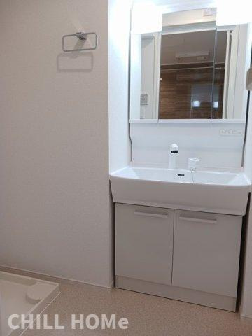ソレイユＡの洗面所|当社、チルホームのHPもご覧ください(^^)/物件情報多数♪