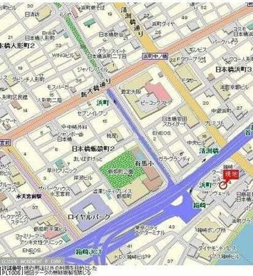 【地図】 | メゾン・ド・ヴィレ日本橋中洲