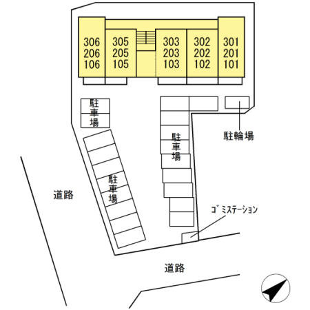 あすか　　刈谷市近郊の賃貸ならクラスホーム刈谷店の区画図