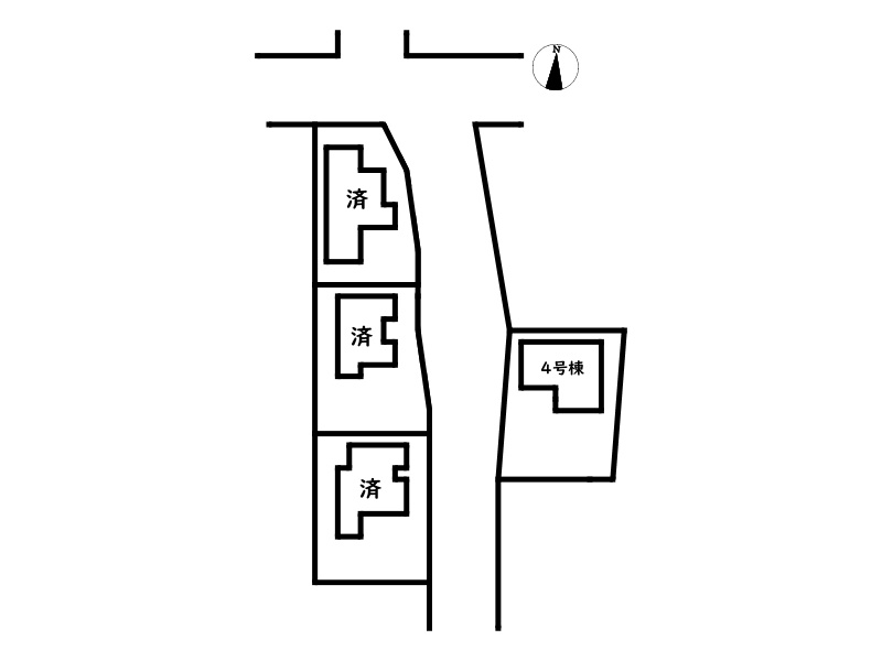 太子町東南3期/新築戸建の区画図