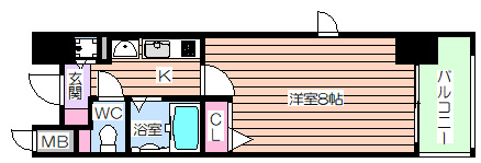 【間取り】 | プレサンス本町リアルシティ