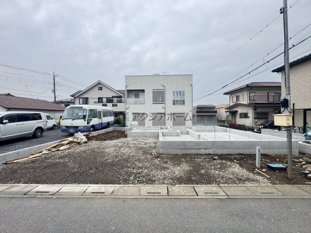 入間市鍵山2丁目・全1棟　新築一戸建　～東南角地・駐車2台～の前面道路含む現地写真|2026年4月7日撮影