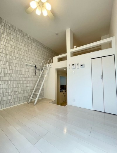 足立区千住中居町のアパートの居間・リビング