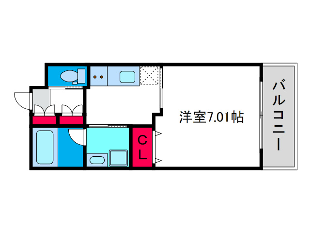 アプリーレ南堀江の間取り