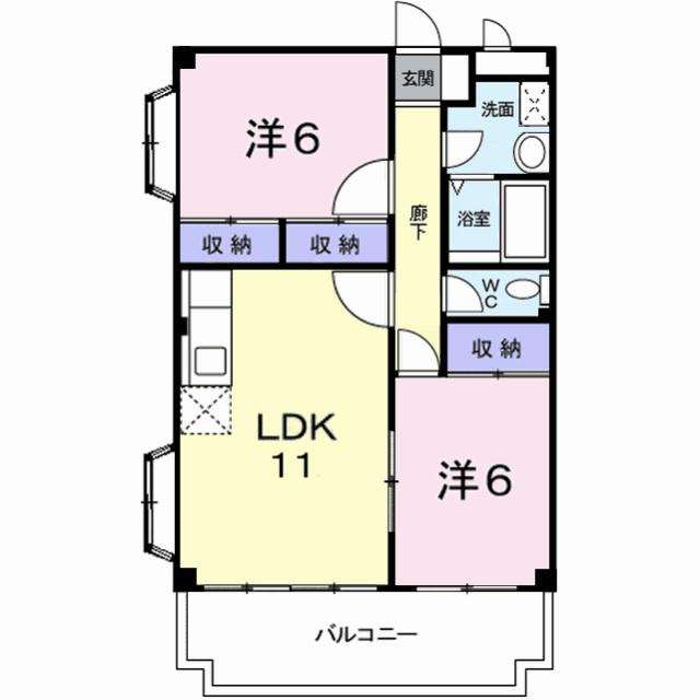 アクロポリスⅡの間取り