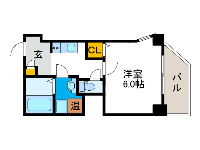 Blue西長堀の間取り