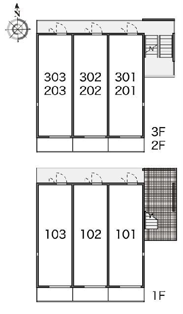 レオネクスト本郷北辰の区画図