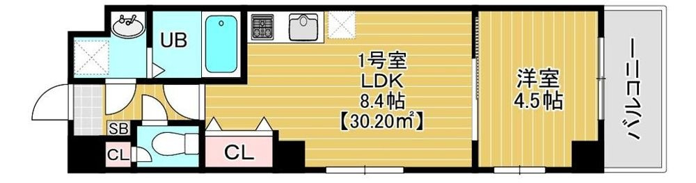 ソレイユ北砂の間取り