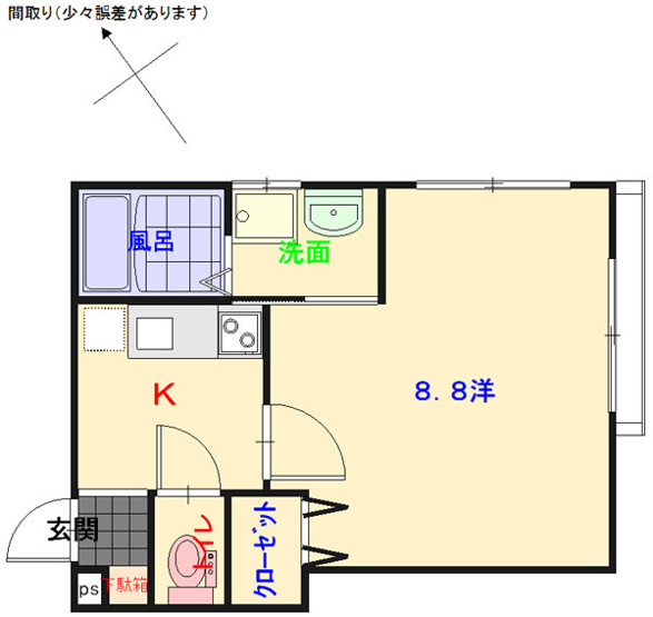 【間取り】 | レーベン　シュロス | 4号間取り