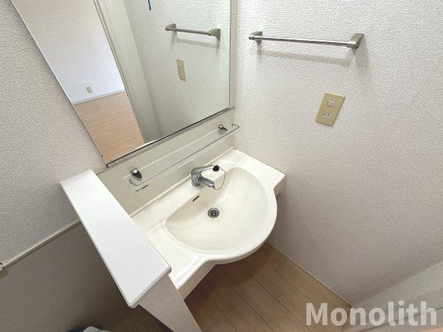 クリプトメリアの洗面所