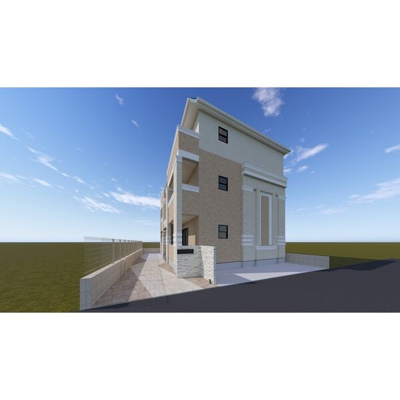 【外観パース】 | KTIレジデンス若江岩田Ⅱ