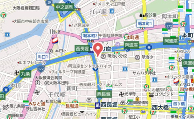 【地図】 | メゾニティ・クイーン阿波座