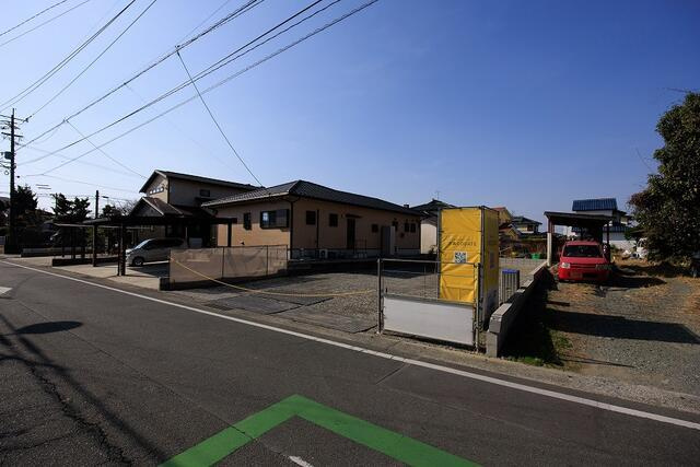 筑後市大字西牟田の新築一戸建の前面道路含む現地写真| 