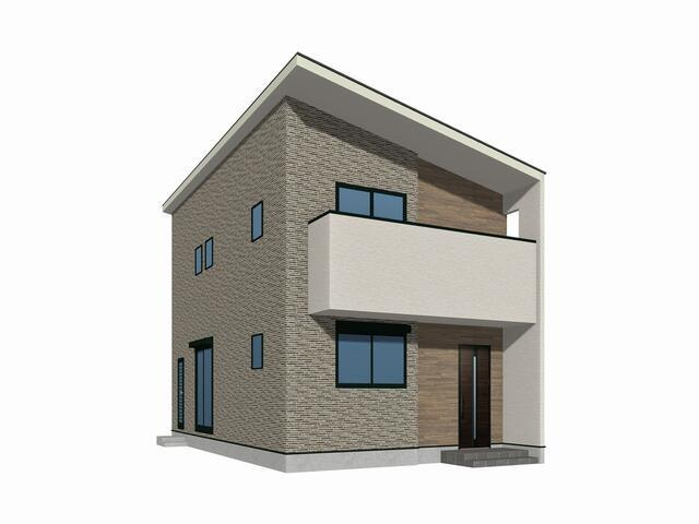 春日市白水ヶ丘５丁目の新築一戸建の外観パース|ＣＧパース※こちらはあくまで… 
