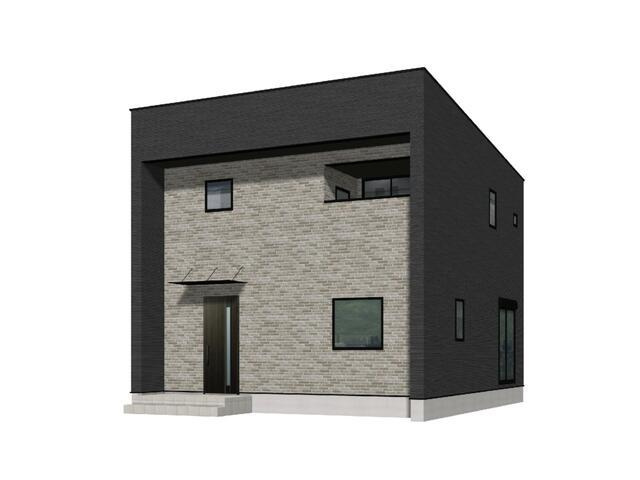 春日市小倉６丁目の新築一戸建の外観パース| 