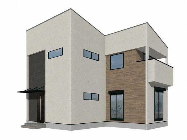 佐賀市新栄東２丁目の新築一戸建の外観パース|※こちらは完成予想ＣＧです。… 