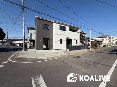 【外観】 | 前橋六供町　新築住宅 | 完成済み！いつでも新生活を始めることができます。
開放感あるLDK！
陽当り、風通しも良い暖かな住まいです。
KOALIVE （コアライブ）【0120-919-727】