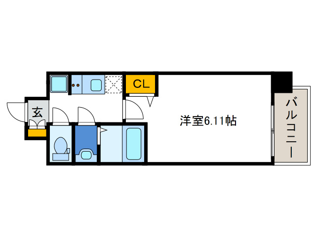 プレサンス南堀江の間取り