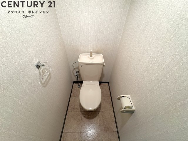 ゆったり落ち着けるトイレです！