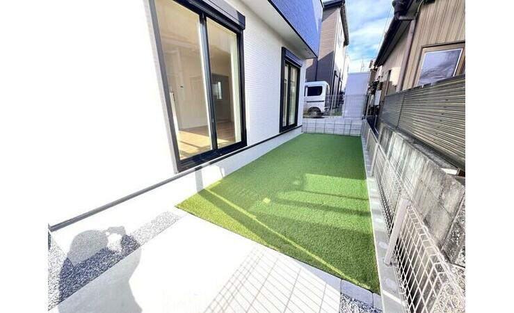 【仲介手数料無料／名古屋市中川区】リナージュ　中川区下之一色町第1期　新築戸建　1号棟の庭