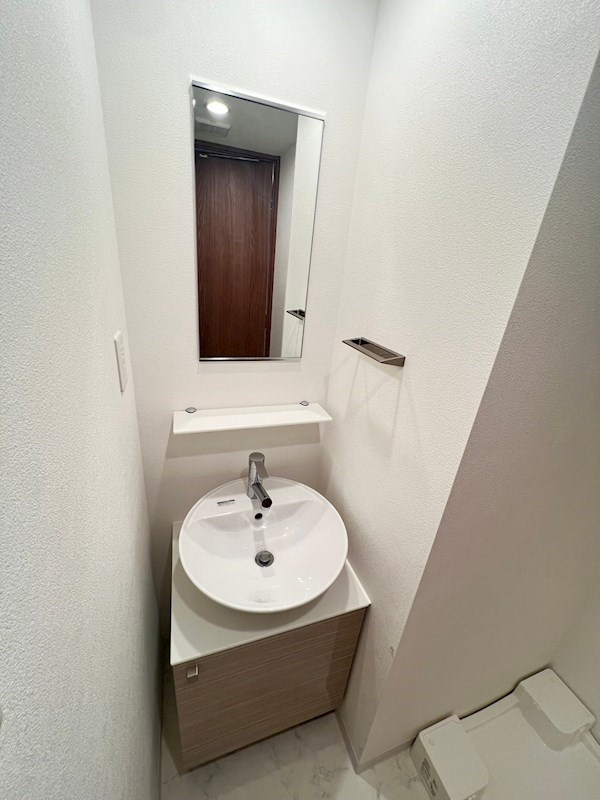 神戸国香通Futurの洗面所