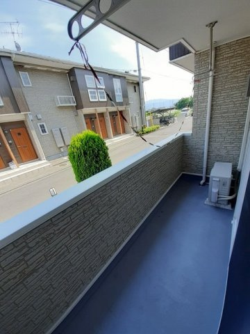 アンジュフランＣのバルコニー