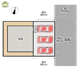 草加市瀬崎5丁目　中古一戸建ての区画図