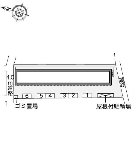レオパレスボニータドイスの区画図