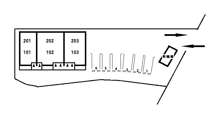 アンジュ　　刈谷市の賃貸ならクラスホーム刈谷店の駐車場