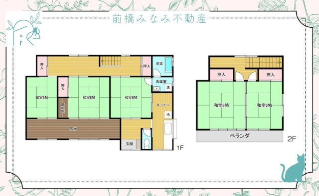 【中古】玉村町藤川　５Kの間取り