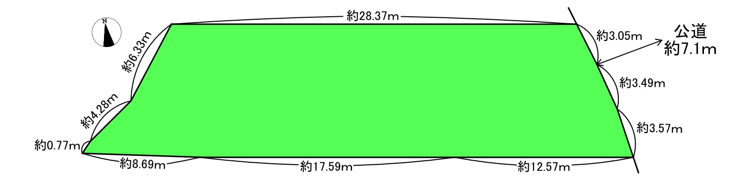 平塚市根坂間の土地図