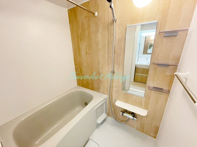 茅ヶ崎市出口町のアパートの浴室