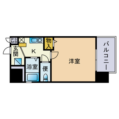 オネスト県庁前の間取り