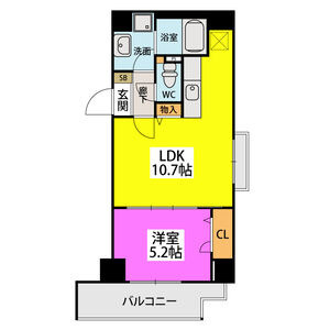 ノアール香椎の間取り
