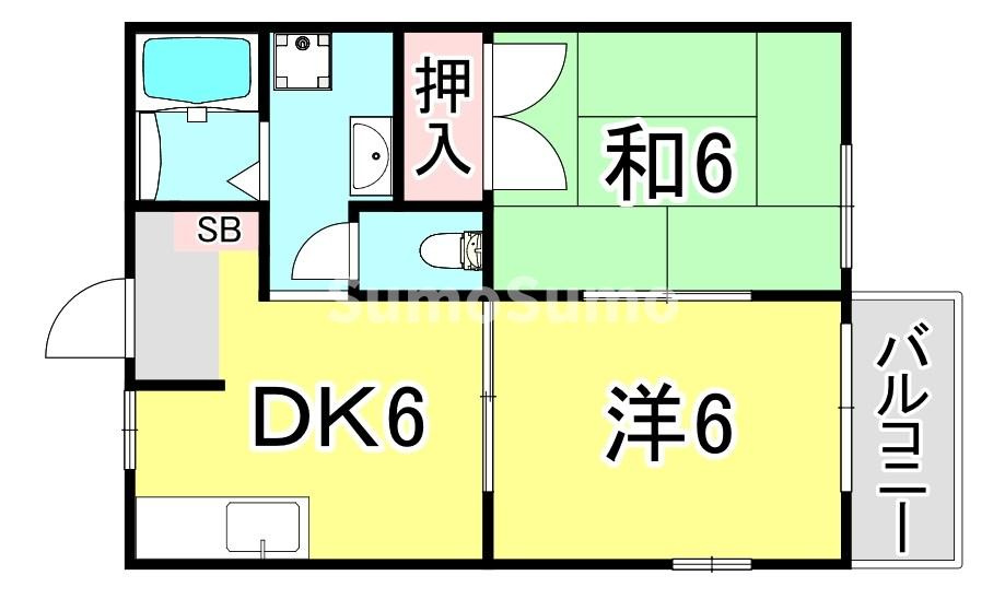 メゾン桜木の間取り