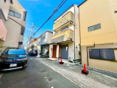 【前面道路含む現地写真】 | 大阪市東住吉区田辺１丁目　中古戸建 | 販売現地♪【2026年2月撮影】