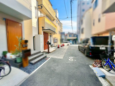【前面道路含む現地写真】 | 大阪市東住吉区田辺１丁目　中古戸建 | 販売現地♪【2026年2月撮影】