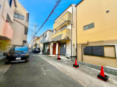 【前面道路含む現地写真】 | 大阪市東住吉区田辺１丁目　中古戸建 | 販売現地♪【2026年2月撮影】