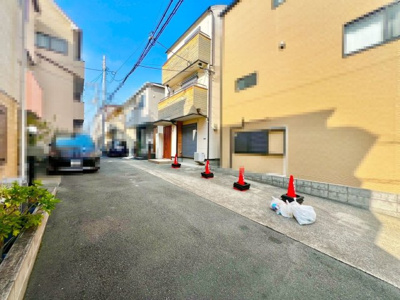 【前面道路含む現地写真】 | 大阪市東住吉区田辺１丁目　中古戸建 | JR阪和線「南田辺」駅までも徒歩約6分です♪【2026年2月撮影】
