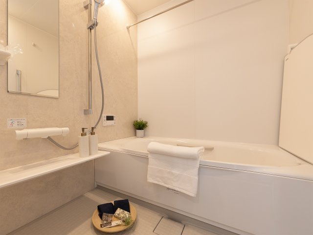 福島市笹谷の浴室